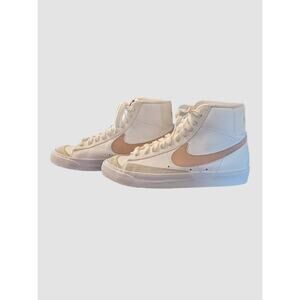 Nike Blazer Mid 77 Vintage White Pink Sneakers Womens Size 7.5 Suede Accents